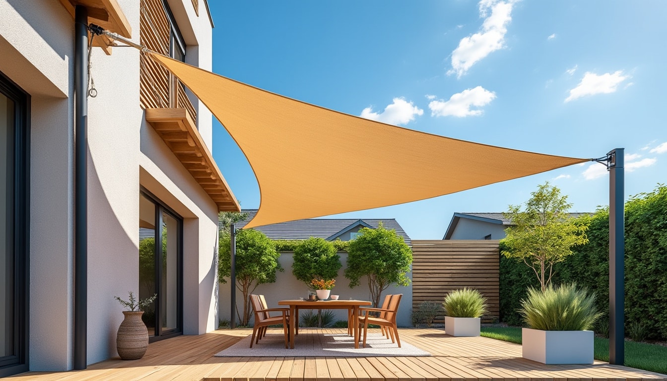 Comment installer un voile d&rsquo;ombrage sur terrasse ?