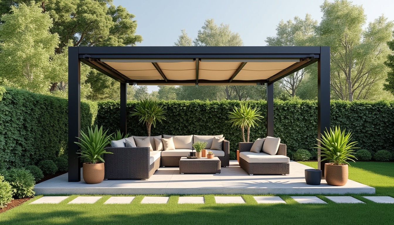 Salon de jardin à jardiland : surface couverte et autonomie