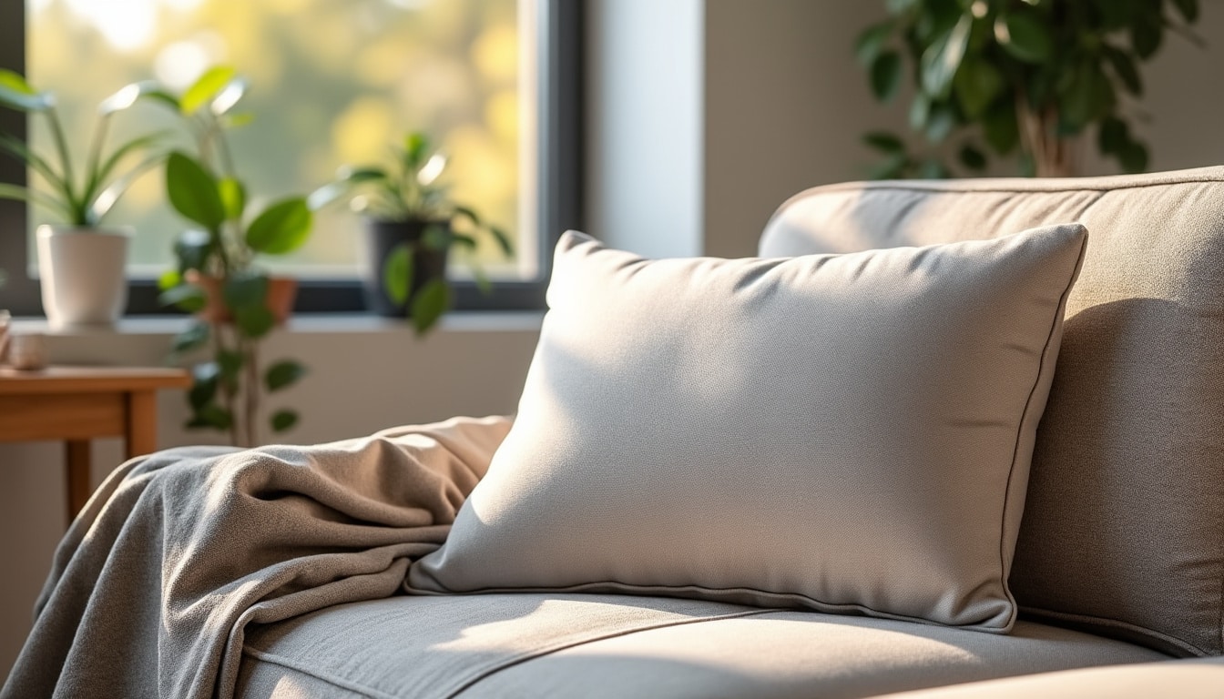 Housse de coussin lavable : le détail qui prolonge la vie