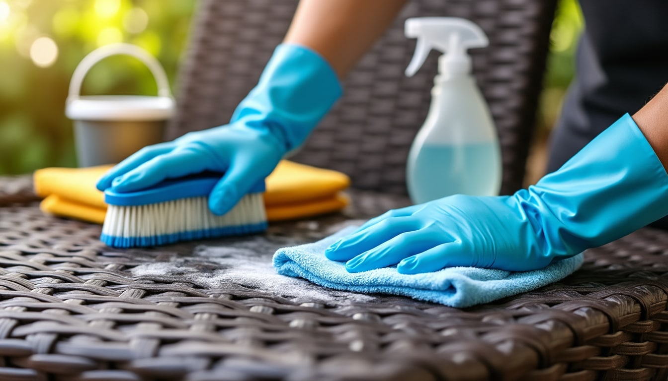 Nettoyer une résine tressée : les gestes et les produits