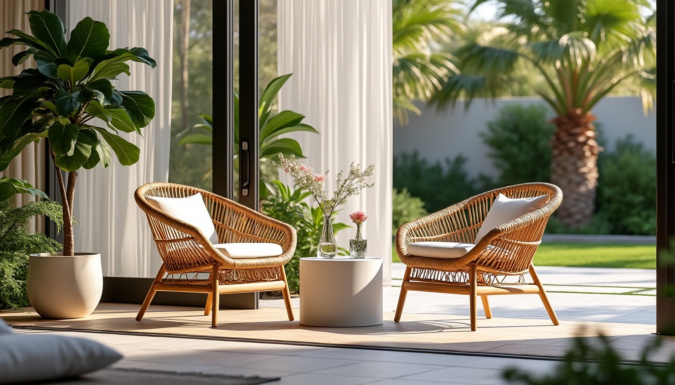 Rotin naturel ou résine synthétique : intérieur ou extérieur