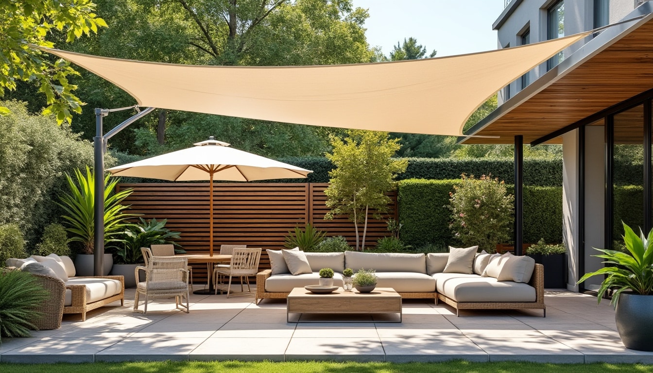 Créer un coin ombragé : voile, parasol ou pergola