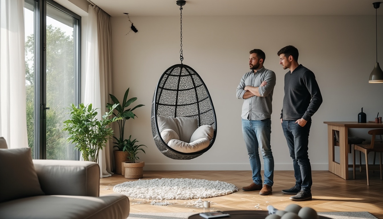 Fauteuil suspendu et assurance habitation : la question de la responsabilité