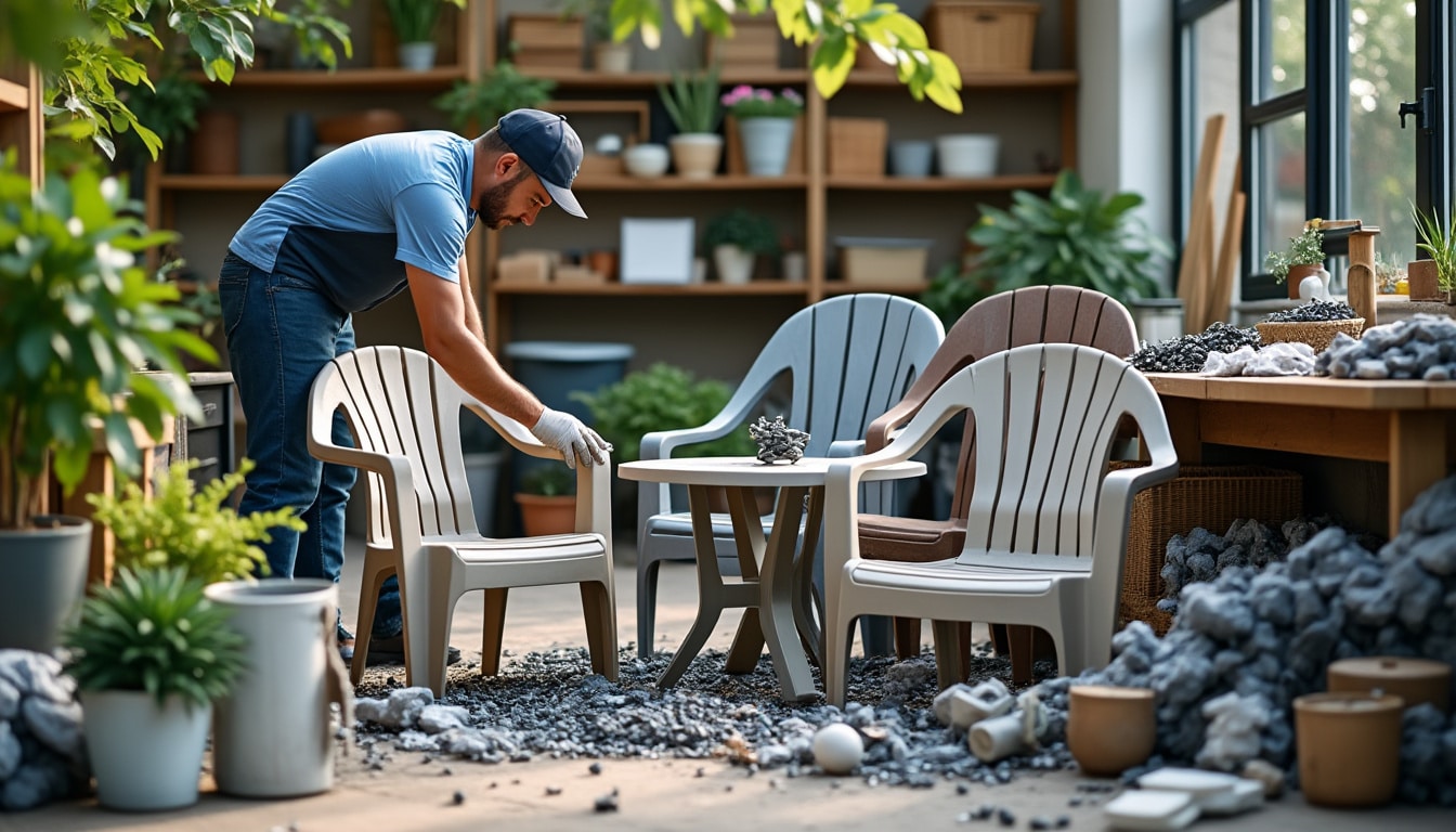 Recycler du mobilier de jardin : les filières
