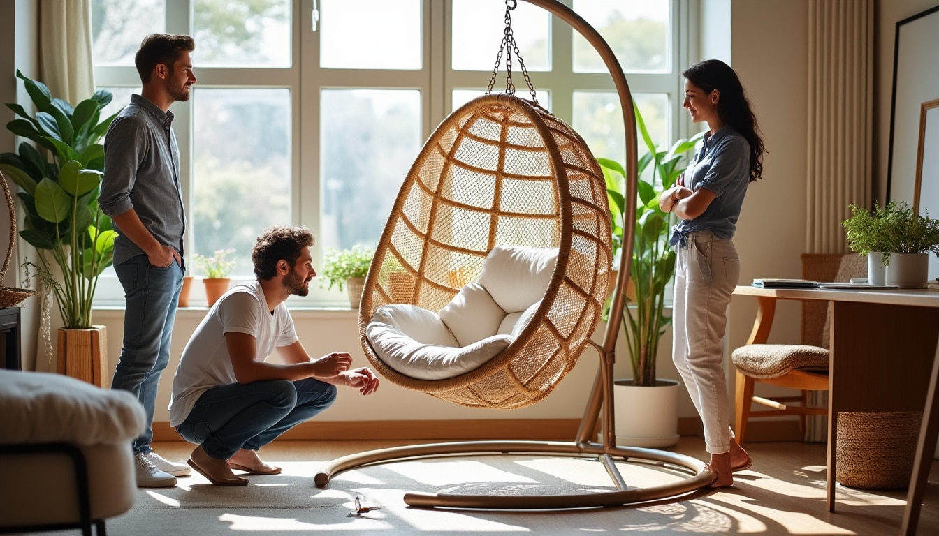 Revendre un fauteuil suspendu : la cote et les acheteurs